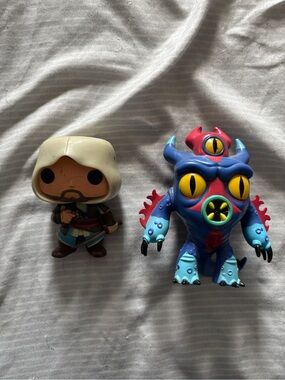 Funko Blue Red Yellow Multicolored Cyclops Monster Vinyl Figure (no box)